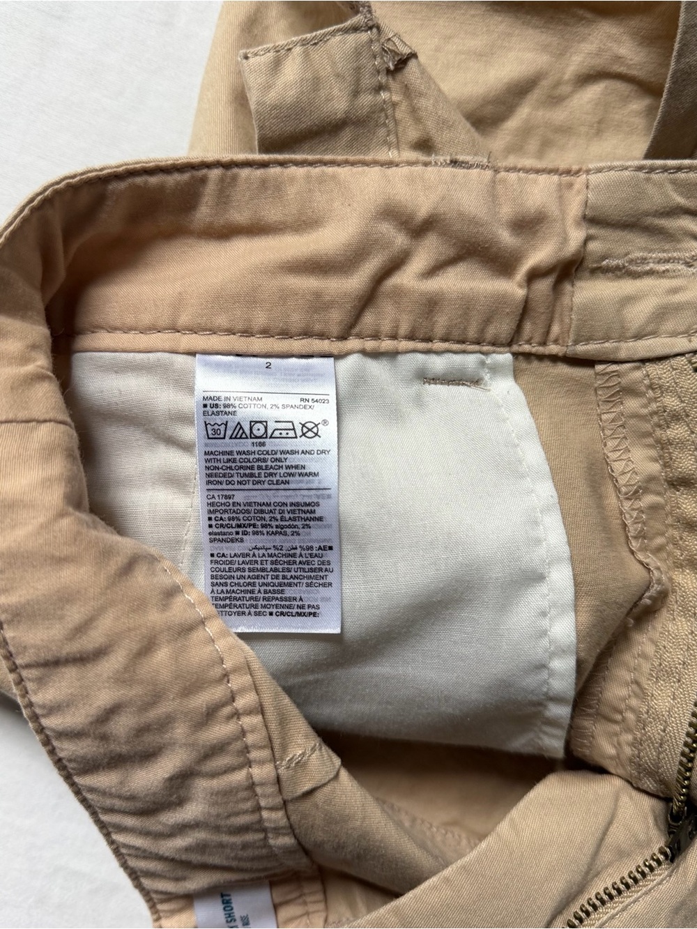 Old Navy Khaki and Green Shorts - Picture 5 of 11